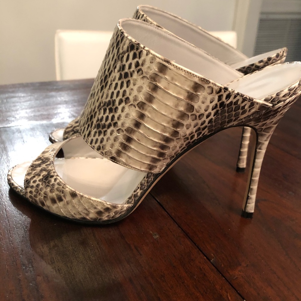 Manolo Blahnik.  Never worn.  Size 38.